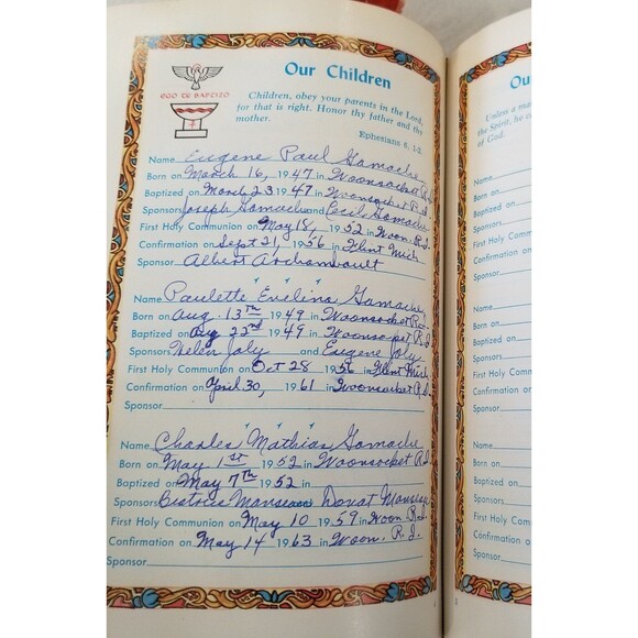 Holy Bible 1959 St. Joseph new Catholic edition fine art edition illustrated vtg - Picture 9 of 12